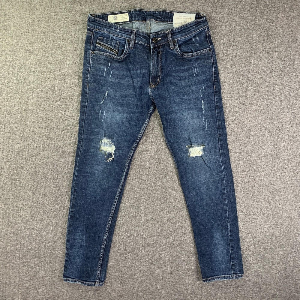 Diesel Thommet Jeans Mens 36x27 Distressing Y2K Slim Skinny
